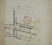 216848 Plattegrond van het Anatomisch Instituut met Zoölogisch museum (voormalige Statenkamer, Janskerkhof 3) te ...